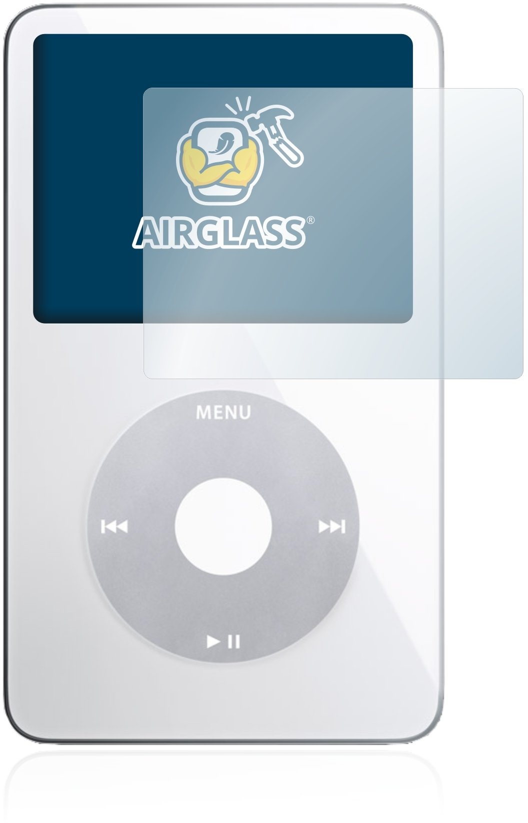 BROTECT Panzerglasfolie für Apple iPod classic video Display (5. Gen.) Schutzglas Schutzfolie [Extrem Kratzfest 9H, Anti-Fingerprint