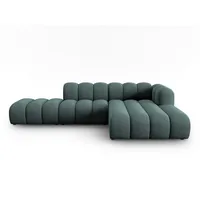Micadoni Ecksofa Lupine, modular offen 5-Sitzer blau