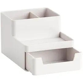 Zeller Schreibtisch-Organizer Kunststoff 15,3 x 11,2 x 9,3 cm Grau 4 St.