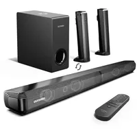 ULTIMEA Soundbar 4.1 Kanal mit Subwoofer, abnehmbares Design, Bluetooth 5.3, ARC, optisch, AUX und USB, 3 EQ-Modi, Apollo S50 Series