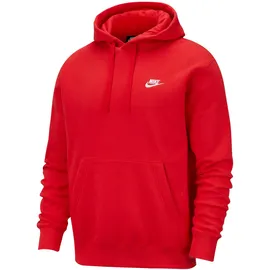 Nike Sportswear Club Fleece Hoodie 657 university red/university red/white S