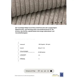 Home Affaire Big-Sofa HOME AFFAIRE "Katja, B: 275 cm - OTTO. Verlässliche Qualität.", grau (taupe), B:275cm T:108cm, 100% Polyester, Sofas, Big-Sofa, Mega-Sofa mit 4 Zierkissen