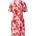 Kurzes Kleid Mini Preiselbeere 38