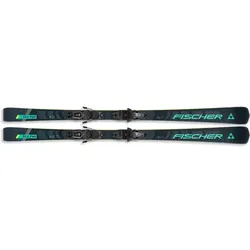 FISCHER Damen Racing Ski RC4 POWER AR + RS 10 PR, Schwarz, 160