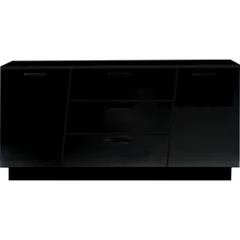 Hometrend Sideboard Emira Dekor Schwarz