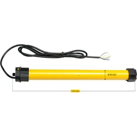 Schellenberg Rohrmotor für 60 mm Welle, Komplettset mit Wandlager