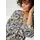 Aniston CASUAL Blusenkleid Paisley Blau/Beige 42