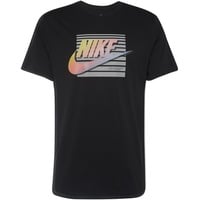 Nike T-Shirt mit Label-Print, Black, M