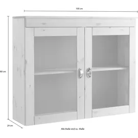 Home Affaire Vitrinenaufsatz Oslo 100 x 29 x 120 cm Beige