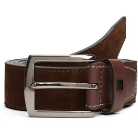 Tommy Hilfiger Herrengürtel Leder 3,5 cm breit Braun 110