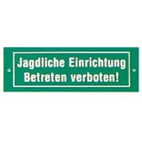 AKAH Schild Jagdliche Einrichtung