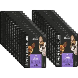 SUPER BENO Adult Beutel für kleine und mittlere Hunde mit Lammfleisch 24x100g