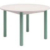 Tom Tailor Esstisch TOM TAILOR HOME "COLOR TABLE", beige (light taupe 07, sage 03, light taupe 07), B:120cm H:76cm T:120cm, Tische, Esstisch, Esstisch, 4-Fuß, 3 Größen, 3 Dekorfarben, 4 Fußfarben, ABS-Kante