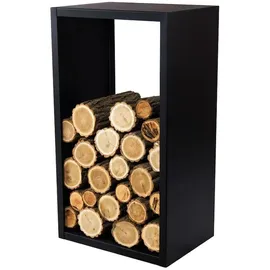 Magnus Kaminholzregal R154 Holzlager 45 x 30 x 80 cm Schwarz