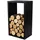 Magnus Kaminholzregal R154 Holzlager 45 x 30 x 80 cm Schwarz