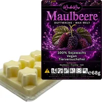 WonderWax Duftwachs Wax Melts für Duftlampe, 6 Sterne Duftmelt Wachsmelt Sojawachs Duftwachs Würfel für Raumdüfte, Wachs Duftöl Winter Indoor Schmelzen für Aromalampe Maulbeere