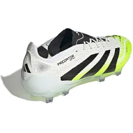 adidas Predator Elite FG Herren Ftwr White/Core Black/Lucid Lemon 45 1/3