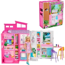 Barbie Ferienhaus Puppe und Spielset (HRJ77)
