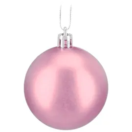 Relaxdays Weihnachtskugeln im 150er Set, Rosa,Silber