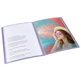 Esselte Colour'Breeze Sichtbuch mit 40 Hüllen Lavendel,