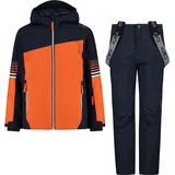 CMP KID SET Jacket AND Pant black blue 116