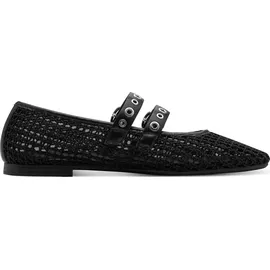 TAMARIS Ballerina (DURCHBROCHEN) für Damen, schwarz, 39 EU