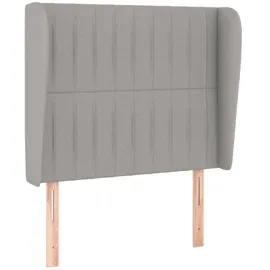 vidaXL Boxspringbett 100 x 200 cm Hellgrau