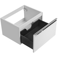 Lomadox Waschbeckenunterschrank LARCIANO-56 Waschtischunterschrank modern 60 cm in weiß, B/H/T: 60/39,2/45,8 cm weiß