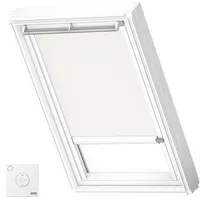 VELUX Verdunkelungsrollo Uni Weiß weiße Führungsschiene