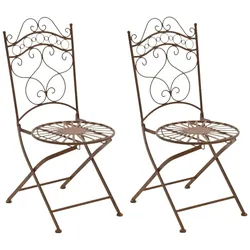CLP 2er Set Stühle Indra antik braun
