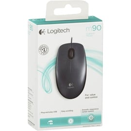 Logitech M90 Optische Maus schwarz (910-001794)