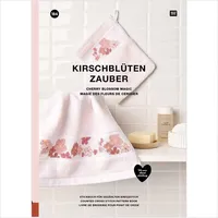 Rico Design Stickbuch 184 Kirschblütenzauber - Stickbuch für gezählten Kreuzstich