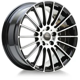 AVUS Racing AC M03 6,5 x 16 5 x 115 ET40 Schwarz Poliert