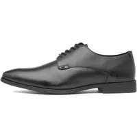 Hush Puppies Herren Ezra Schuluniform-Schuh, Schwarz, 40.5 EU - 40.5 EU