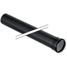 Geberit Rohr 390202141 DN 50, 500 mm, mit Muffe, schalloptimiert