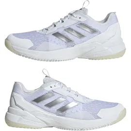 adidas Crazyflight 6 Hallenschuhe Damen HP7028 - cloud white/silver met./core black 43 1/3