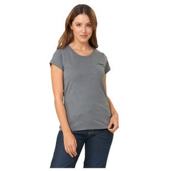Vanucci Logo-Tee Damen Tshirt grau, XXXL