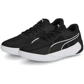 Puma Unisex Fusion Nitro Team Basketballschuh, Black White, 45 EU - Schwarz - 45