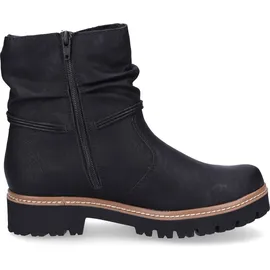Rieker Damen Ankle Boots Z5770, Frauen Stiefeletten,flach,Stiefel,Bootee,Booties,halbstiefel,Kurzstiefel,uebergangsschuhe,schwarz (00),36 EU / 3.5 UK