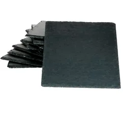 12er Set Schieferplatte 17x17 cm - 23464639