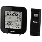 Hama EWS-200 Funkwetterstation Digital schwarz