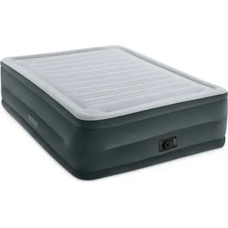 Intex Luftbett Comfort mit Pumpe Gästebett Luftmatratze 203x152x56cm Queen 64418 -