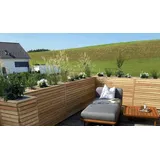 Hochpflanzkasten XL 60 x 180 x 90 cm - Gartenhochbeet aus Lärche, Hochbeet – Pflanzbeet – Hochbeet inklusive Pflanzfolie und Montagematerial