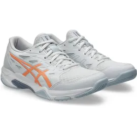 Asics Damen Volleyballschuhe GEL-FLARE, Größe 39 1⁄2 in Grau WHITE/BRIGHT SUNSTONE