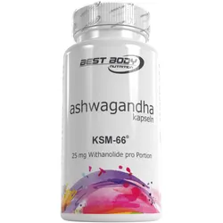 BEST BODY Nutrition Ashwagandha Kapseln