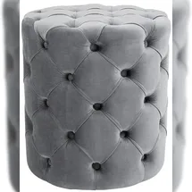 CLP Drancy Samt 42 x 46 cm grau