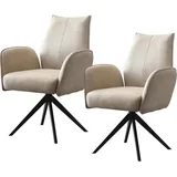 Hti-Living Esszimmerstühle 2er Set drehbar