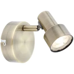 Wandleuchte Wandlampe LED Strahler Flurleuchte Schlafzimmerleuchte Bronzefarbe