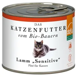 defu Nassfutter Katze Lamm Sensitive bio 200g