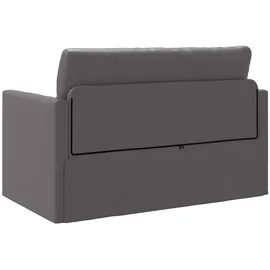 vidaXL Sofa Bett Grau 124 x 71 x 78 cm Kunstleder